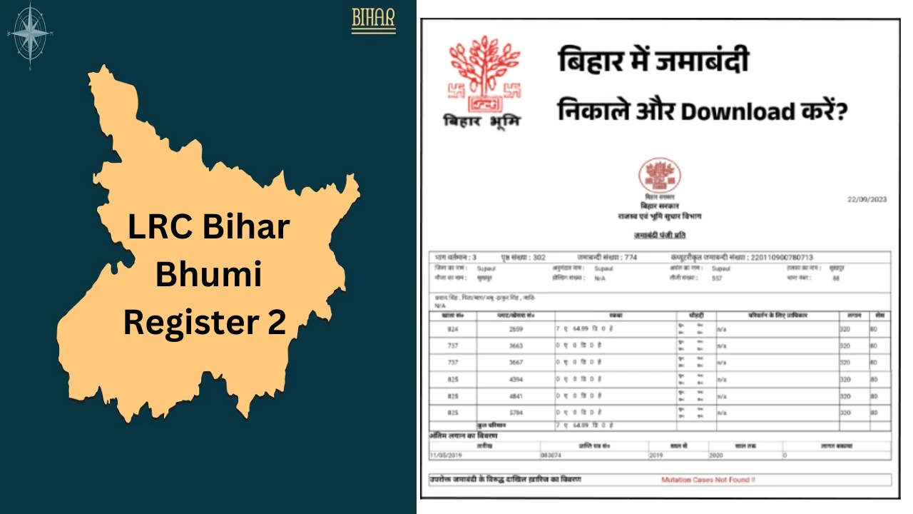 LRC Bihar Bhumi Register 2