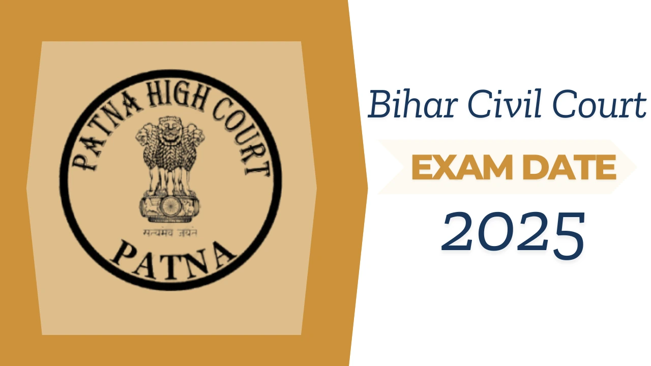 Bihar Civil Court Exam Date 2025