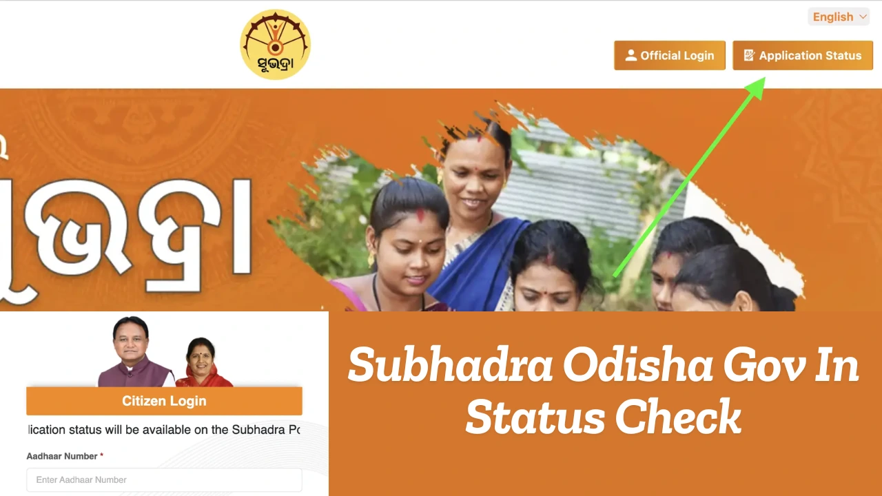 Subhadra Odisha Gov In Status Check