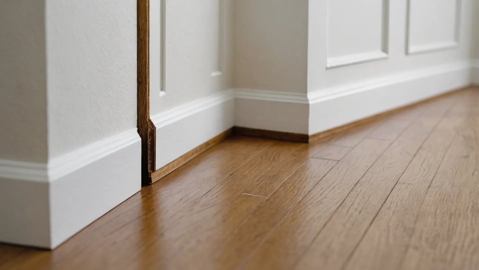 Over Skirting Boards Enhances Aesthetic Appeal While Protecting Wall Edges